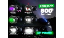 Latarka czołowa ZFISH Helionix UV