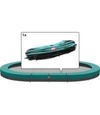 Grand Champion – osłona do trampoliny naziemnej 350 zielona (27 cm)