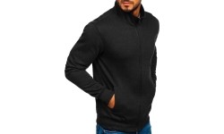 Bluza męska J.Style czarna 68B2002