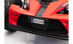 Pojazd elektryczny GENERAL 63 czerwony