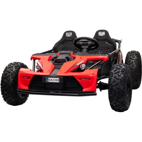 Pojazd elektryczny GENERAL 63 czerwony