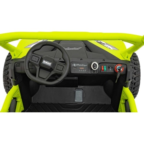 Pojazd dla dzieci Farmer Truck UTV Racing, zielony