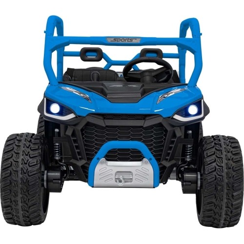 Elektryczny quad dziecięcy Farmer Truck UTV Racing, niebieski