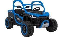 Elektryczny quad dziecięcy Farmer Truck UTV Racing, niebieski