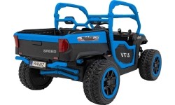 Elektryczny quad dziecięcy Farmer Truck UTV Racing, niebieski