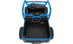 Elektryczny quad dziecięcy Farmer Truck UTV Racing, niebieski