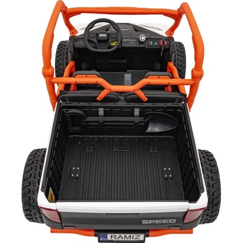 Pojazd Farmer Truck UTV Racing biały