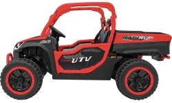 Pojazd elektryczny dla dzieci Farmer Truck UTV Racing, czerwony