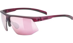 Okulary Uvex aerios cranberry matt / mirror rose