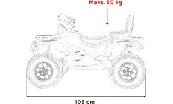 Quad Can Am Outlander ATV, szary