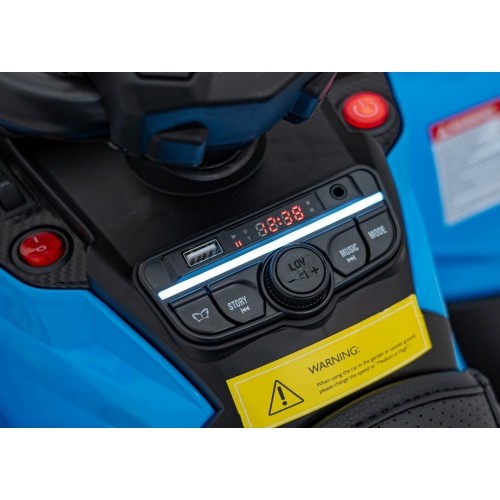 Quad elektryczny Can Am Outlander ATV, niebieski