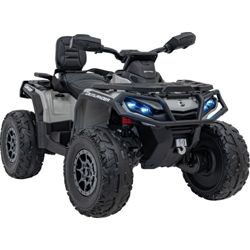 Quad Can Am Outlander ATV z pilotem, szary