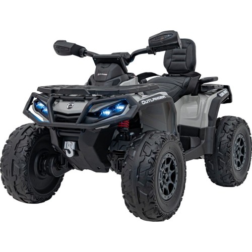Quad Can Am Outlander ATV z pilotem, szary