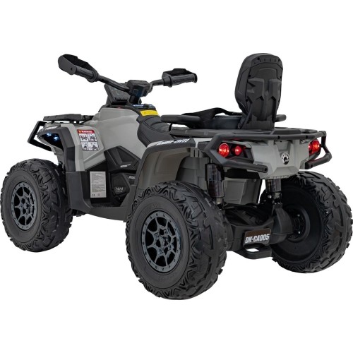 Quad Can Am Outlander ATV z pilotem, szary