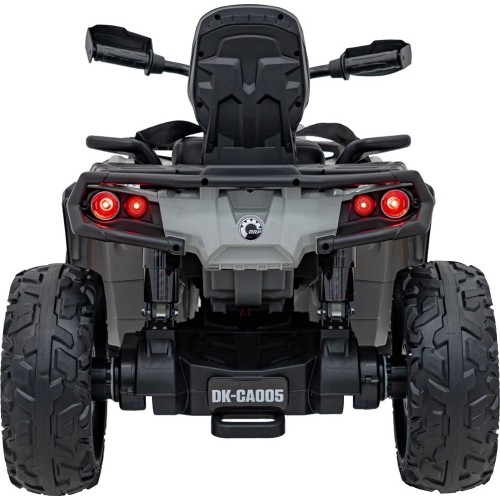Quad Can Am Outlander ATV z pilotem, szary