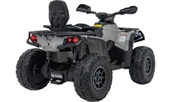 Quad Can Am Outlander ATV z pilotem, szary