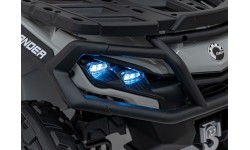 Quad Can Am Outlander ATV z pilotem, szary