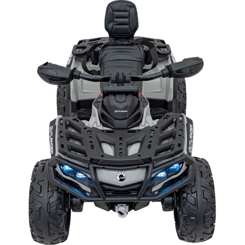 Quad Can Am Outlander ATV z pilotem, szary