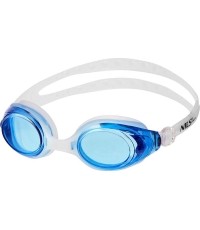 Okulary pływackie Nils Aqua NQG600AF, biało-niebieskie