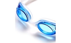 Okulary pływackie Nils Aqua NQG600AF, biało-niebieskie