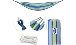 Niebiesko-zielony hamak NC9003 NILS CAMP