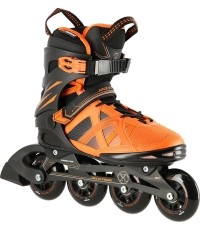 Czarno-pomarańczowe rolki NILS Extreme NA14112 - NA14112 BLACK-ORANGE IN-LINE SKATES NILS EXTREME