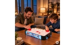 Cymbergaj air hockey stół do gry dla dzieci powietrzny hokej 58 cm akcesoria ECOTOYS
