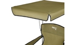 NC3087 GREEN CAMPING CHAIR SUNSHADE NILS CAMP