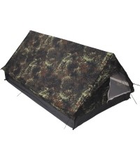 Namiot turystyczny wycieczkowy wędkarski 2 osobowy MFH Minipack, BW Camo