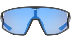 Akiniai Uvex skyryse black matt / mirror blue