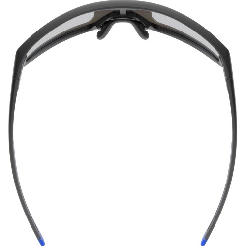 Akiniai Uvex skyryse black matt / mirror blue