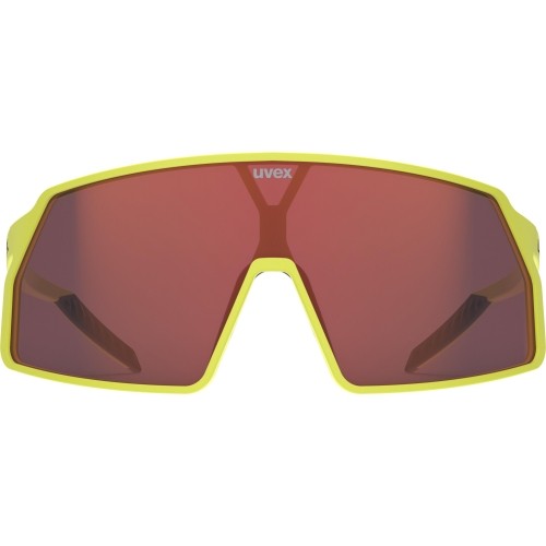 Glasses Uvex pace stage rise yellow matt / mirror red