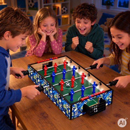 Piłkarzyki stołowe mini 50x30 cm stół do gry dla dzieci ECOTOYS