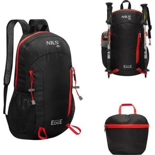 Czarny plecak NILS CAMP NC1724 Edge 22 l