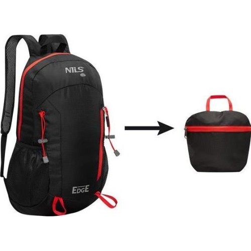 Czarny plecak NILS CAMP NC1724 Edge 22 l
