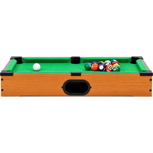 Stół do bilarda mini 50x30 cm zestaw do gry dla dzieci akcesoria ECOTOYS