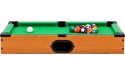 Stół do bilarda mini 50x30 cm zestaw do gry dla dzieci akcesoria ECOTOYS