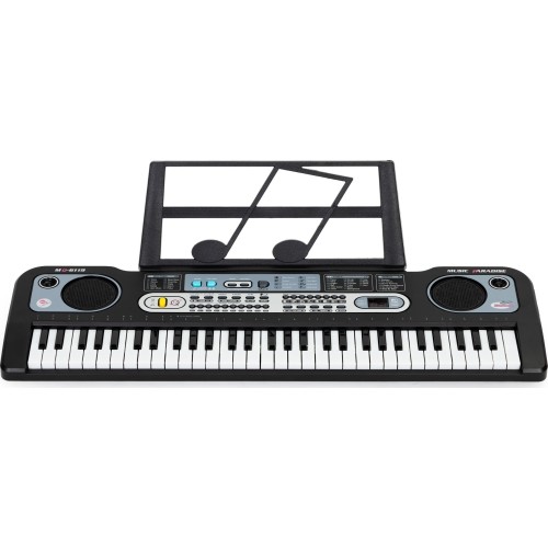 Duży keyboard pianino z mikrofonem dla dzieci + zasilacz