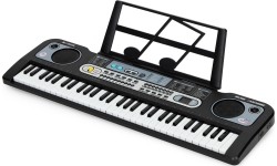 Duży keyboard pianino z mikrofonem dla dzieci + zasilacz
