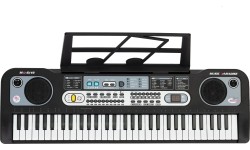 Duży keyboard pianino z mikrofonem dla dzieci + zasilacz