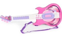 Zestaw gitara elektryczna mikrofon statyw dla dzieci mp3