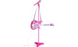 Zestaw gitara elektryczna mikrofon statyw dla dzieci mp3