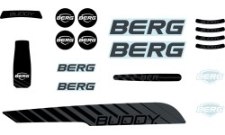 Zestaw naklejek Buddy 2.0 Cross Black