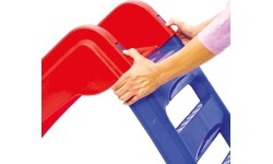 Palplay folding slide 4ft red/blue