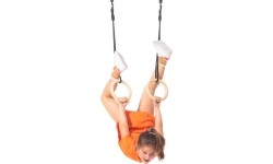 DICE gym rings wood