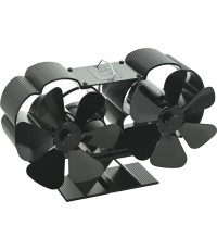 Ventilátor krbový DUBLON s podstavcem 2x 112 mm