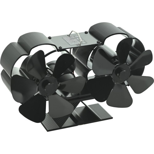 Ventilátor krbový DUBLON s podstavcem 2x 112 mm