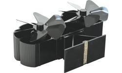 Ventilátor krbový DUBLON s podstavcem 2x 112 mm