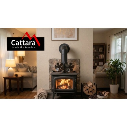 Ventilátor krbový DUBLON s podstavcem 2x 112 mm