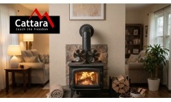 Ventilátor krbový DUBLON s podstavcem 2x 112 mm
